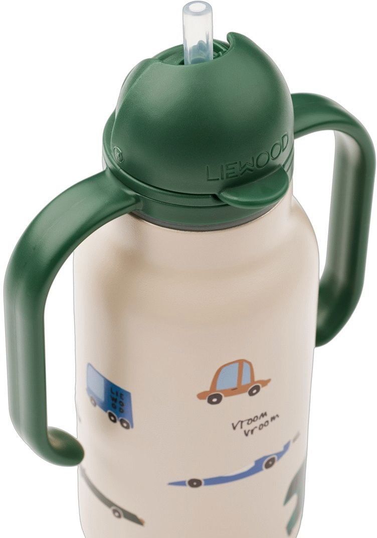 Liewood Kimmie Vandflaske 250 ml, Cars/Sandy