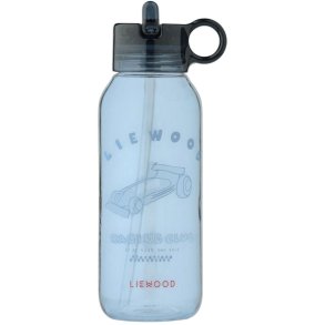 Liewood Yang Vandflaske 500 ml, Race Cars/Classic Navy