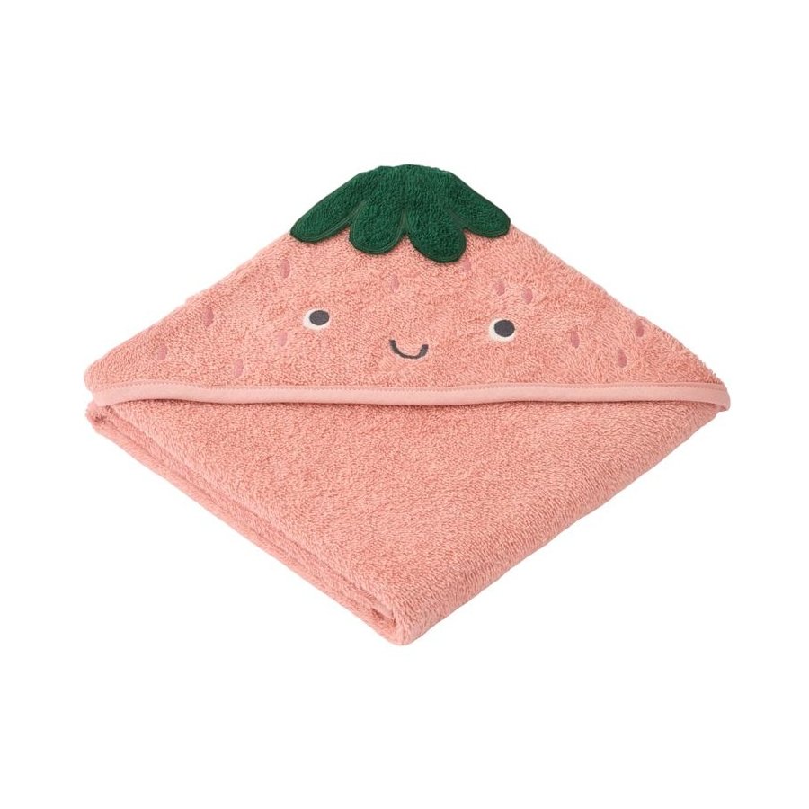 LIEWOOD Albert Babyh�ndkl�de 70x70 cm, Jordb�r/Roseblush