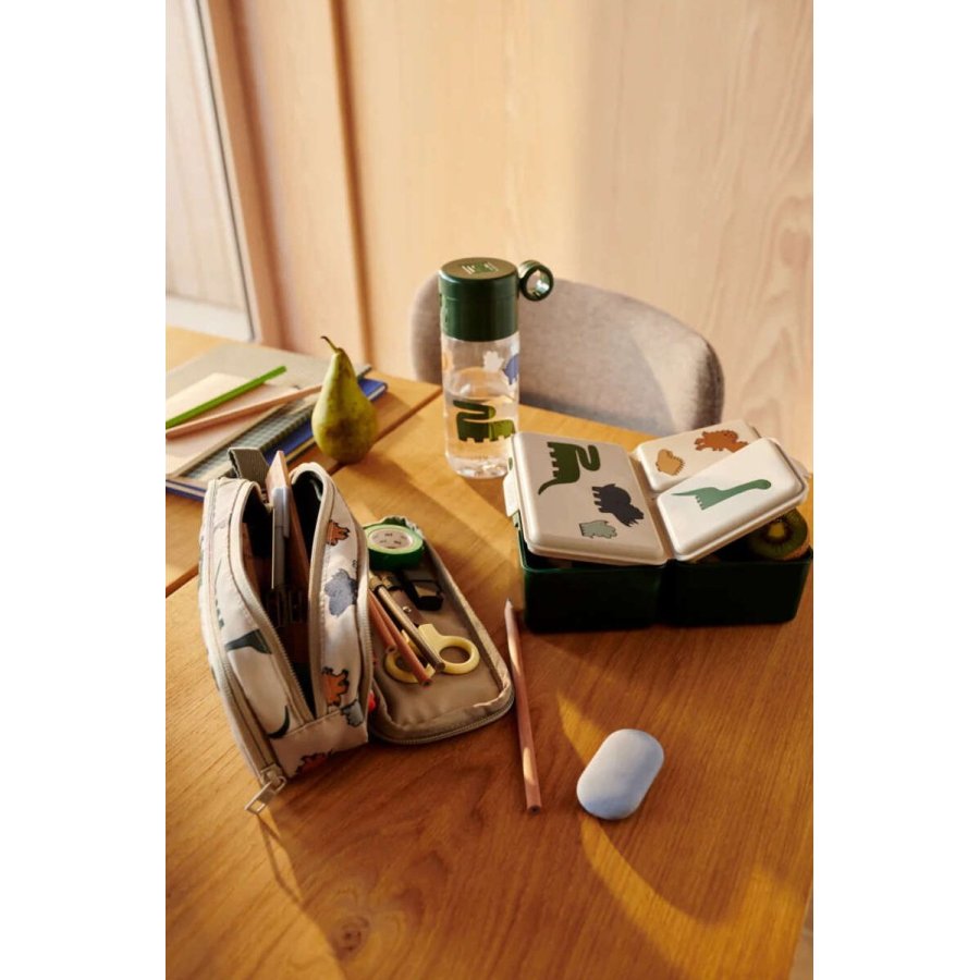 LIEWOOD Driss Brotdose 1,2 L, Dinosaurs/Mist