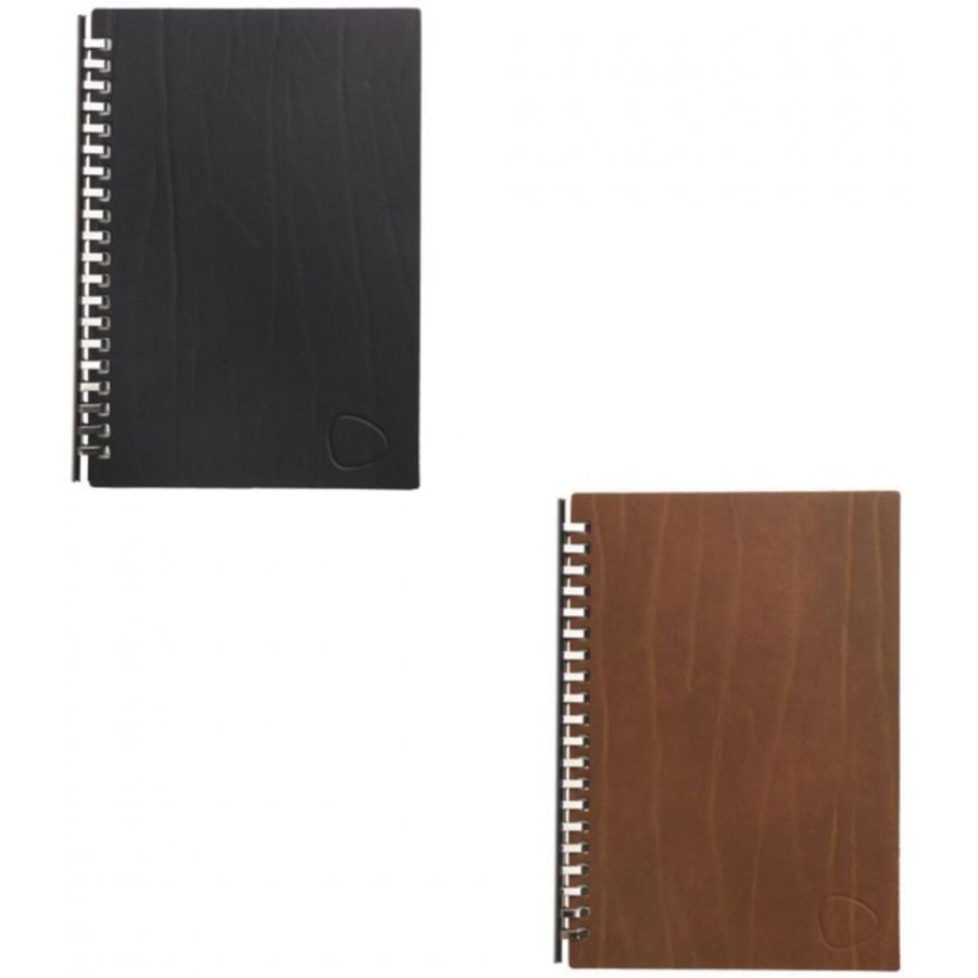 Lind DNA Notesbog Cover A5, Buffalo Sort/Natur