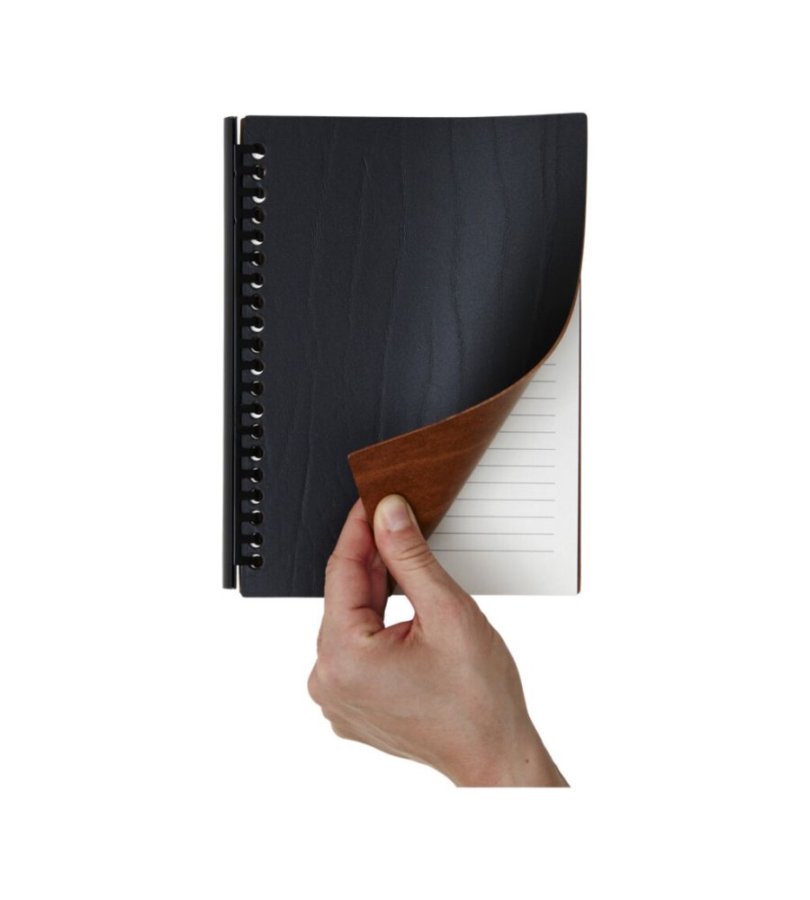 Lind DNA Notesbog Cover A5, Buffalo Sort/Natur