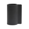 Lind DNA Block Vase S, Nupo Antracit/Glas