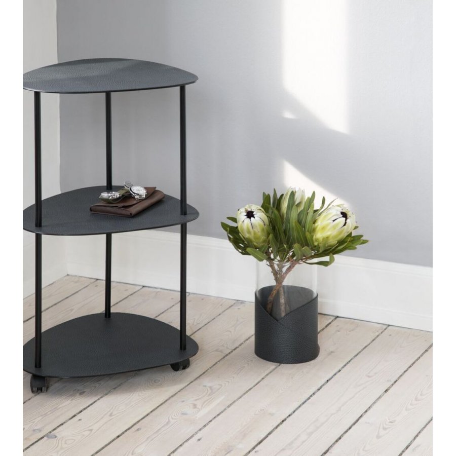 Lind DNA Curve Slim Double Bord, Hippo Sort/Antracit