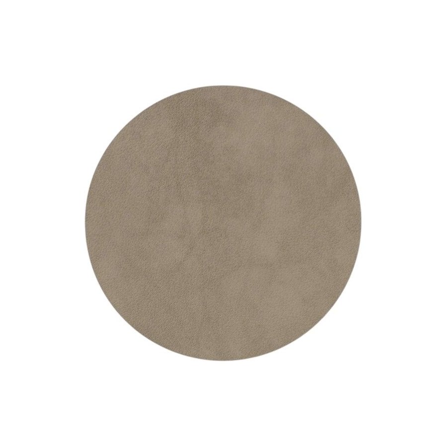 LIND DNA Circle Recycled L�der Glasbrik �10 cm, Nupo Nomad Grey