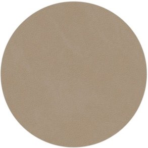 LIND DNA Circle Recycled L�der Glasbrik �10 cm, Nupo Clay Brown
