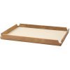 LIND DNA Square Airy Bakke 36x28 cm, Nupo Vanilla/Teak
