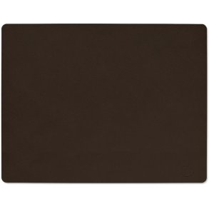 LIND DNA Square Recycled Leder Tischset 35x45 cm, Hallo Hazel