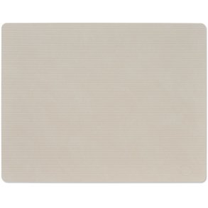 LIND DNA Square Recycled Læder Dækkeserviet 35x45 cm, Corduroy Oyster White