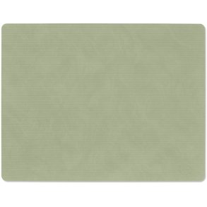LIND DNA Square Recycled Læder Dækkeserviet 35x45 cm, Corduroy Olive Green