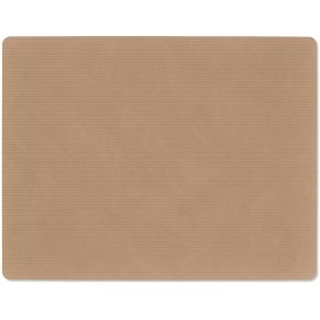 LIND DNA Square Recycled Leder Tischset 35x45 cm, Corduroy Nougat