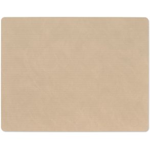 LIND DNA Square Recycled Læder Dækkeserviet 35x45 cm, Corduroy Sand