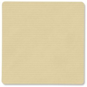 LIND DNA Square Recycled Leder Glasuntersetzer 10x10 cm, Corduroy Lemon Sorbet