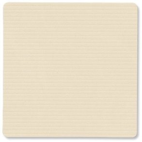 LIND DNA Square Recycled Leder Glasuntersetzer 10x10 cm, Corduroy Vanilla