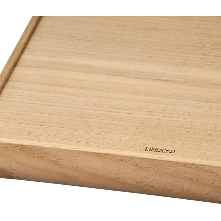 LIND DNA Square Slim Airy Tablett 36,6x14,6 cm, Nupo Clay Brown/Teak