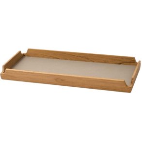 LIND DNA Square Slim Airy Tablett 36,6x14,6 cm, Nupo Clay Brown/Teak