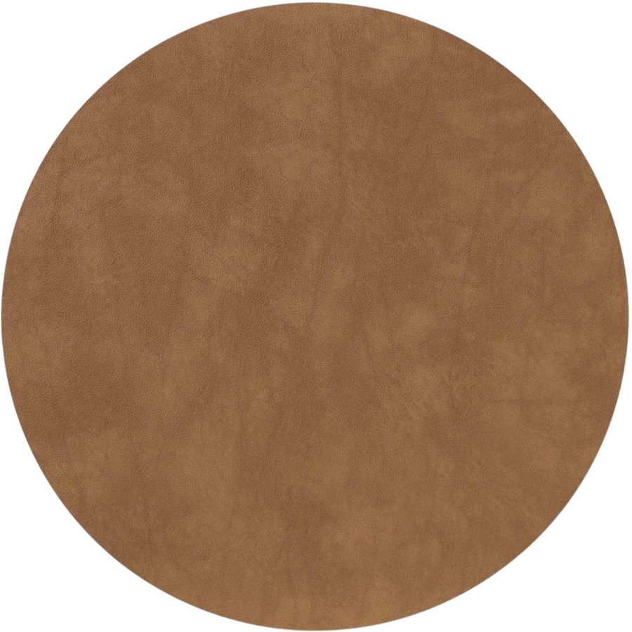 LIND DNA Circle Recycled L�der D�kkeserviet �38 cm, Nupo Natur