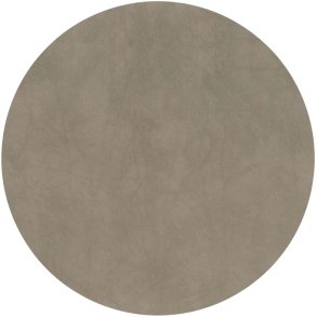 LIND DNA Circle Recycled L�der D�kkeserviet �38 cm, Nupo Nomad Grey