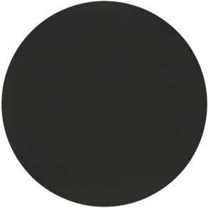 LIND DNA Circle Recycled L�der D�kkeserviet �38 cm, Nupo Black Ink