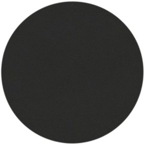 LIND DNA Circle Recycled Leder Glasuntersetzer �10 cm, Nupo Schwarze Tinte