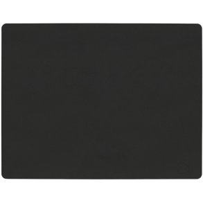 LIND DNA Square Recycled L�der D�kkeserviet 35x45 cm, Nupo Black Ink