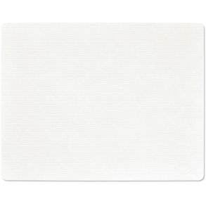 LIND DNA Square Recycled L�der D�kkeserviet 35x45 cm, Corduroy Pure White