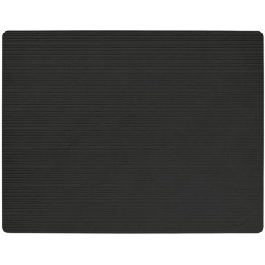 LIND DNA Square Recycled L�der D�kkeserviet 35x45 cm, Corduroy Black Ink