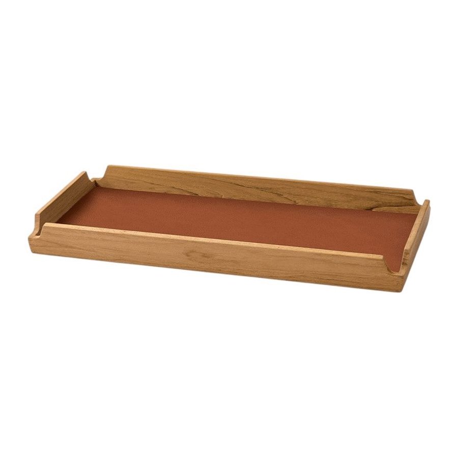 LIND DNA Square Slim Airy Bakke 36,6x14,6 cm, Nupo Rust/Teak