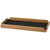 LIND DNA Square Slim Airy Bakke 36,6x14,6 cm, Nupo Black Ink/Teak