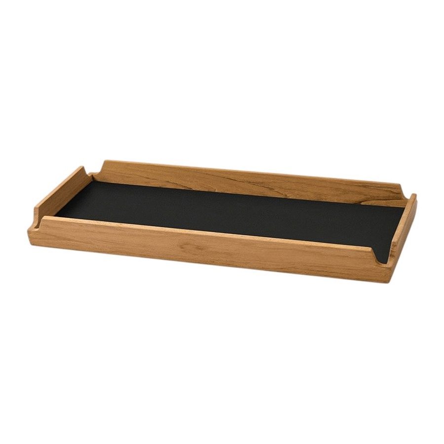 LIND DNA Square Slim Airy Bakke 36,6x14,6 cm, Nupo Black Ink/Teak