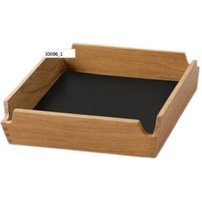LIND DNA Square Mini Airy Bakke 18x18 cm, Nupo Black Ink/Teak