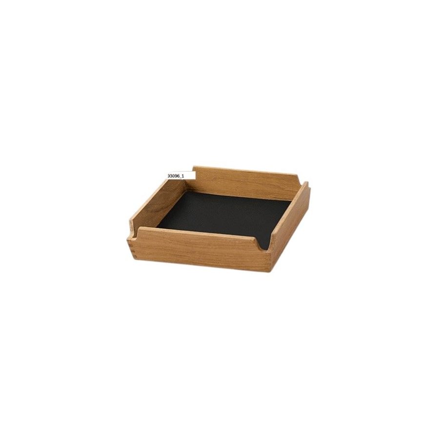 LIND DNA Square Mini Airy Bakke 18x18 cm, Nupo Black Ink/Teak
