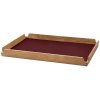 LIND DNA Square Airy Bakke 36x28 cm, Nupo Burgundy/Teak