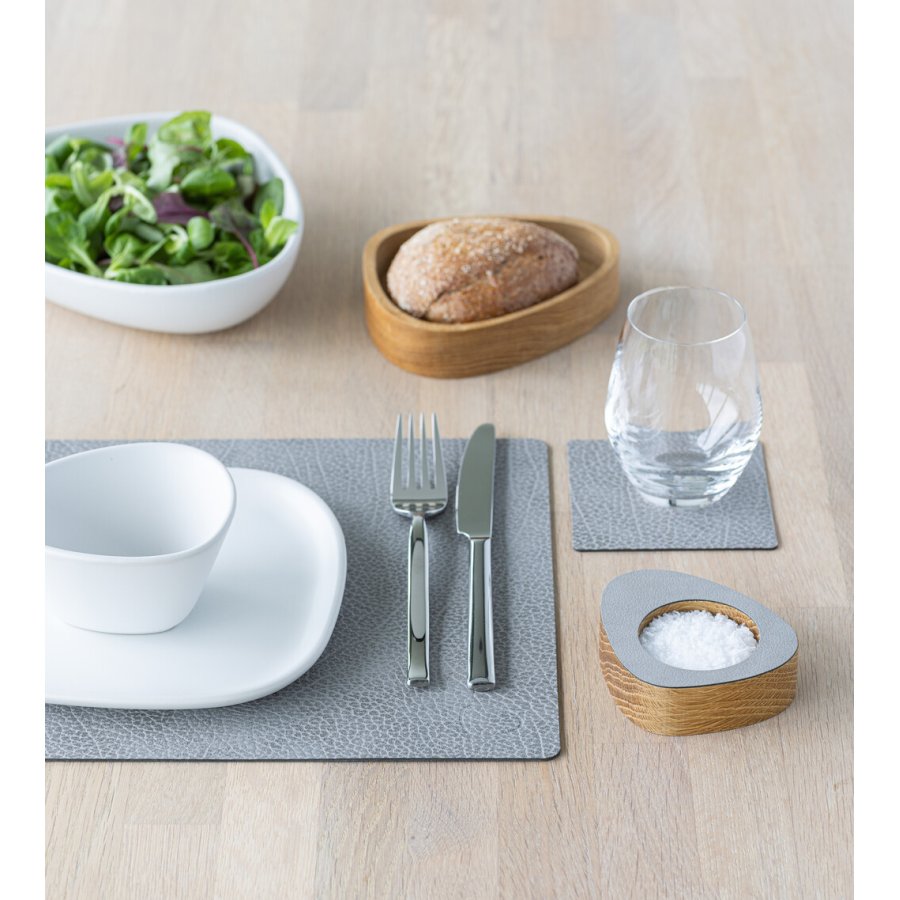 Lind DNA Square Tischset M, Hippo Schwarz-Anthrazit