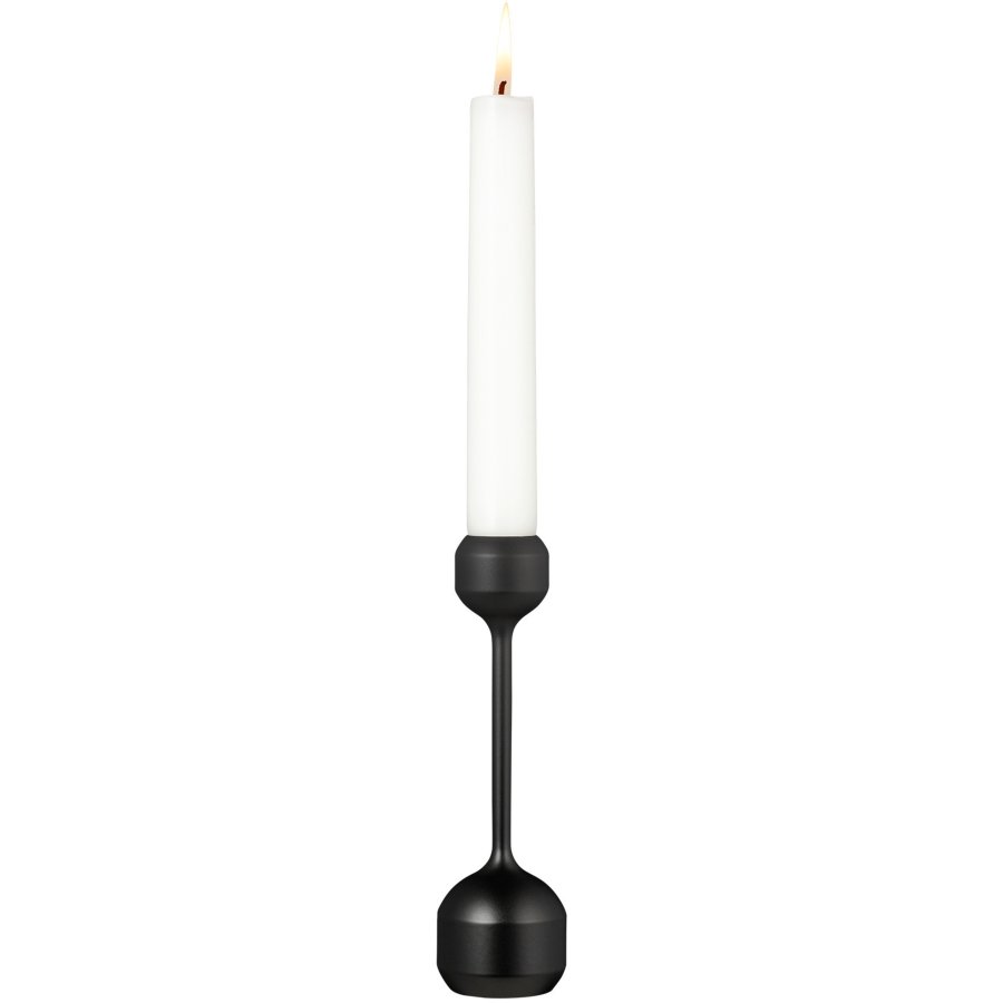 Lind DNA Silhouette Lysestage H14,5 cm, Sort Stl