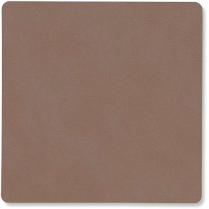 LIND DNA Square Glasuntersetzer 10x10 cm, Nupo Truffle