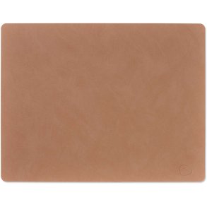 LIND DNA Square Recycled Læder Dækkeserviet 35x45 cm, Nupo Old Rose
