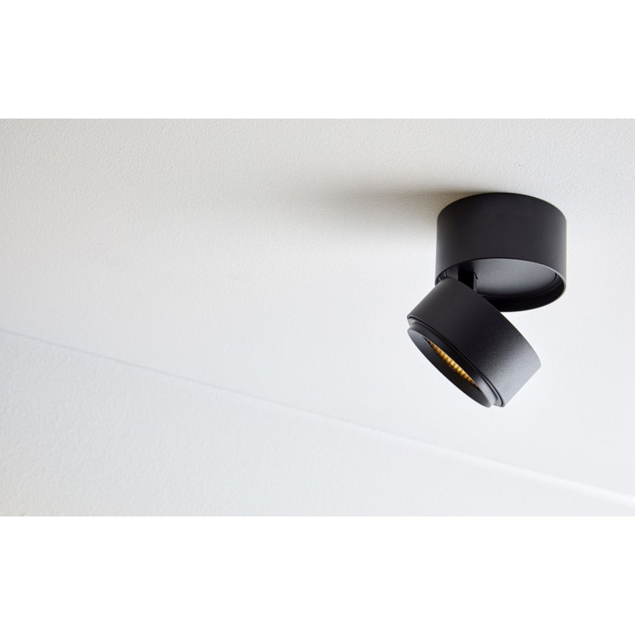LOOM Design Ray Loft/V�gspot LED �9,3 cm, Sort