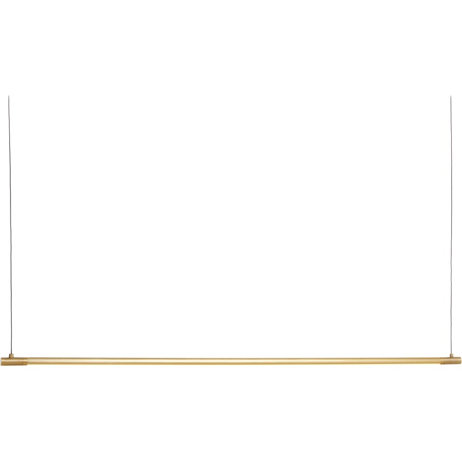 LOOM Design Straw Pendel 150 cm, Messing