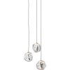 LOOM Design Ice Ball 3-Spot Pendel LED �10,5 cm, Transparent