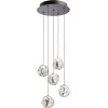 LOOM Design Ice Ball 5-Spot Pendel LED �10,5 cm, Transparent