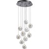 LOOM Design Ice Ball 10-Spot Pendel LED �10,5 cm, Transparent