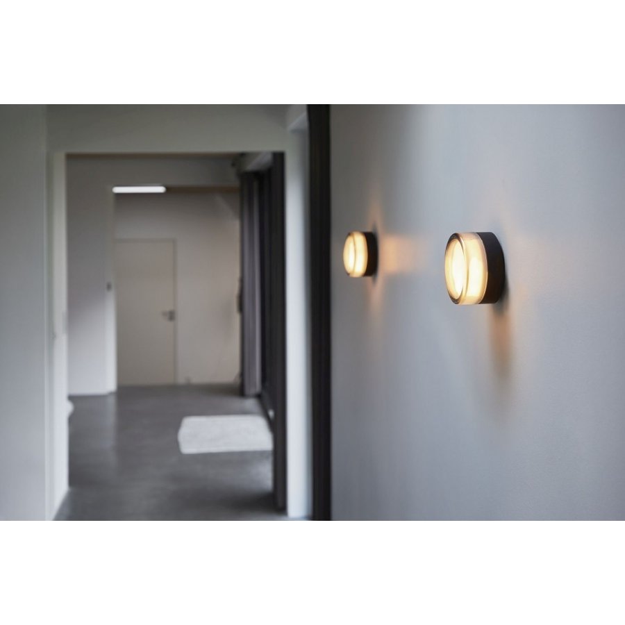 LOOM Design Otto Convex Loft/V�glampe LED �13 cm, Smoked