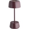 LOOM Design Dexter Bordlampe LED H30 cm, Dark Cherry