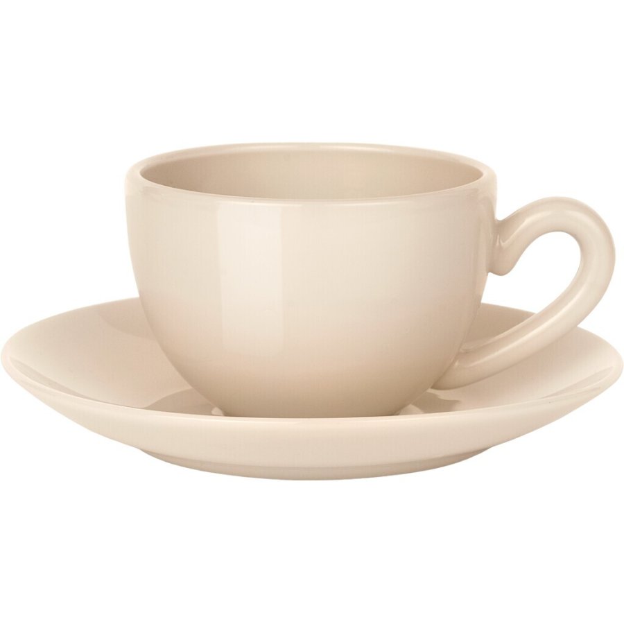 Lucie Kaas MILK Tasse mit Untertasse 20 cl, Almond