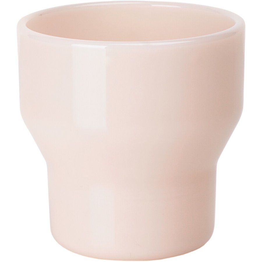 Lucie Kaas MILK Trinkglas H8 cm, Peach