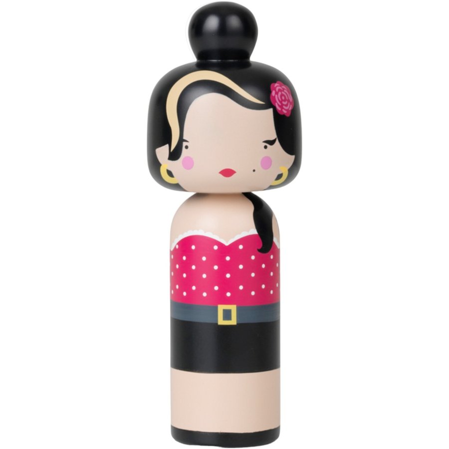 Lucie Kaas Kokeshi Amy H17 cm, Malet Tr