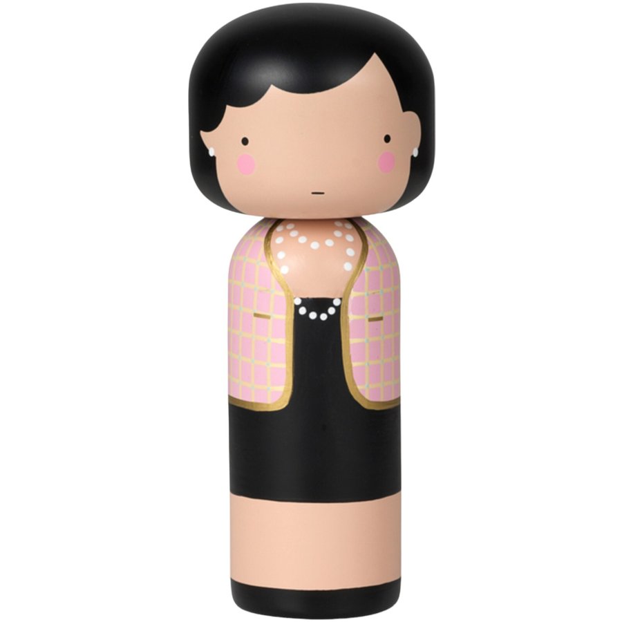 Lucie Kaas Kokeshi Coco H14,5 cm, Bemaltes Holz