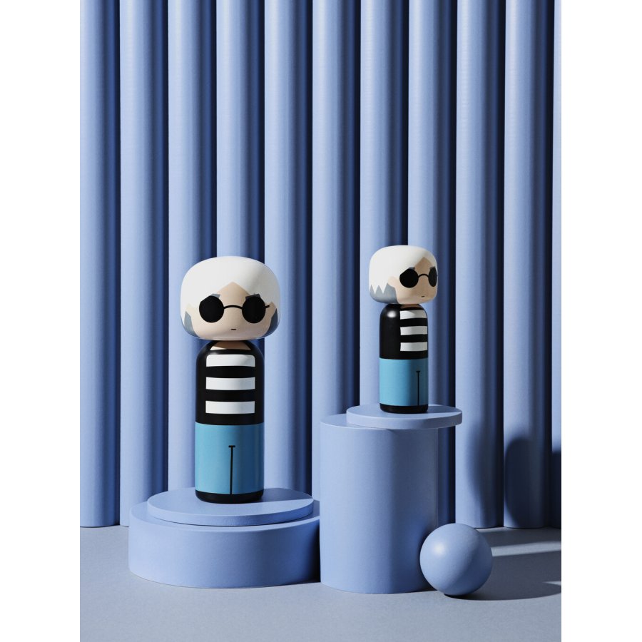 Lucie Kaas Kokeshi Andy H14.5 cm, Malet Tr