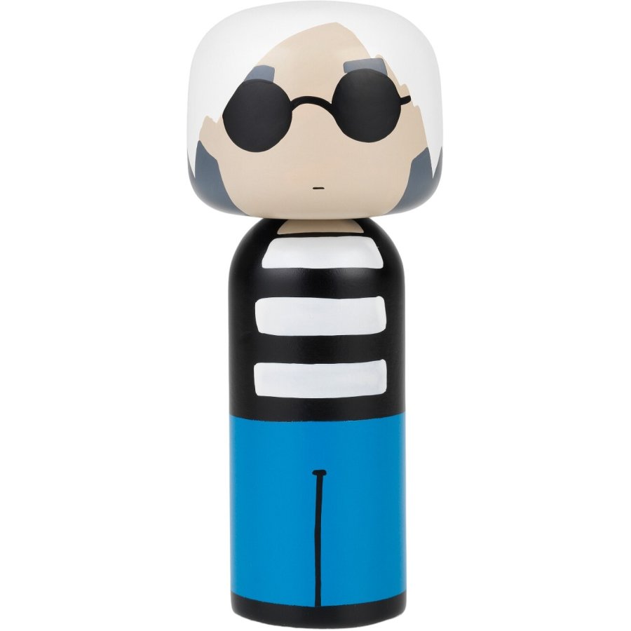 Lucie Kaas Kokeshi Andy H14.5 cm, Malet Tr